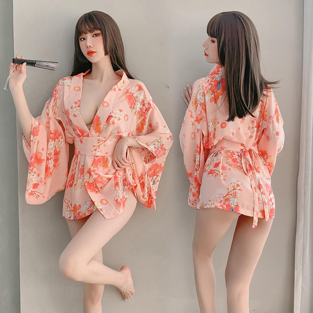 Japanese Cute Bandage Kimono Pajamas