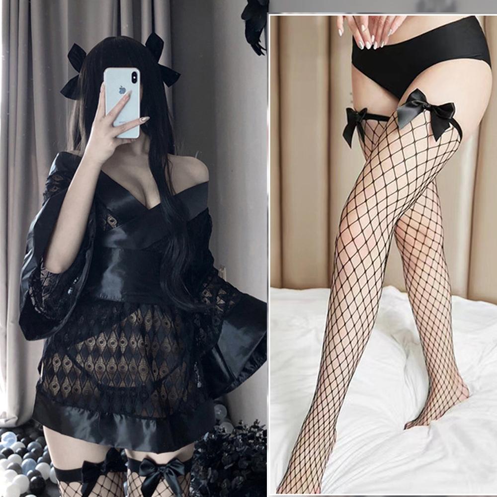 Mesh Nightgown Lace Kimono Lingerie.