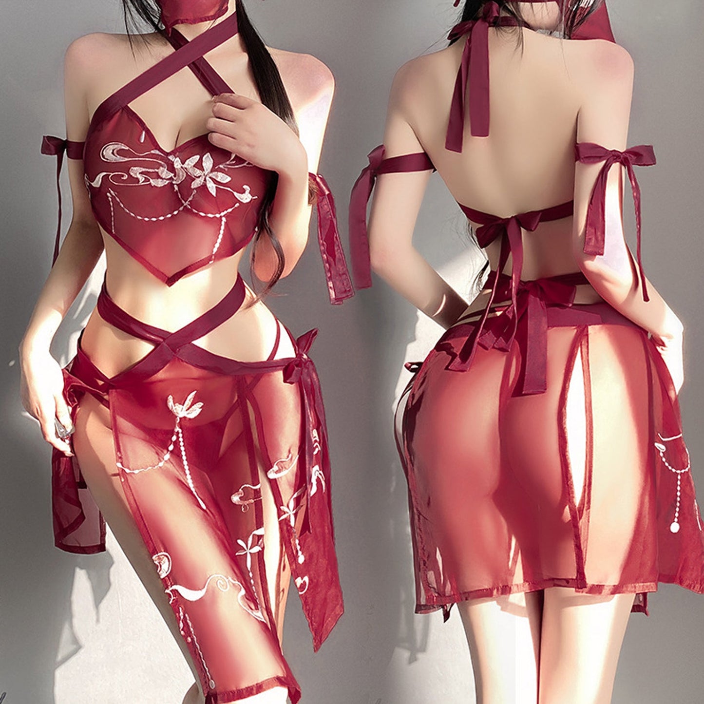 Geisha Cosplay Lingerie Set
