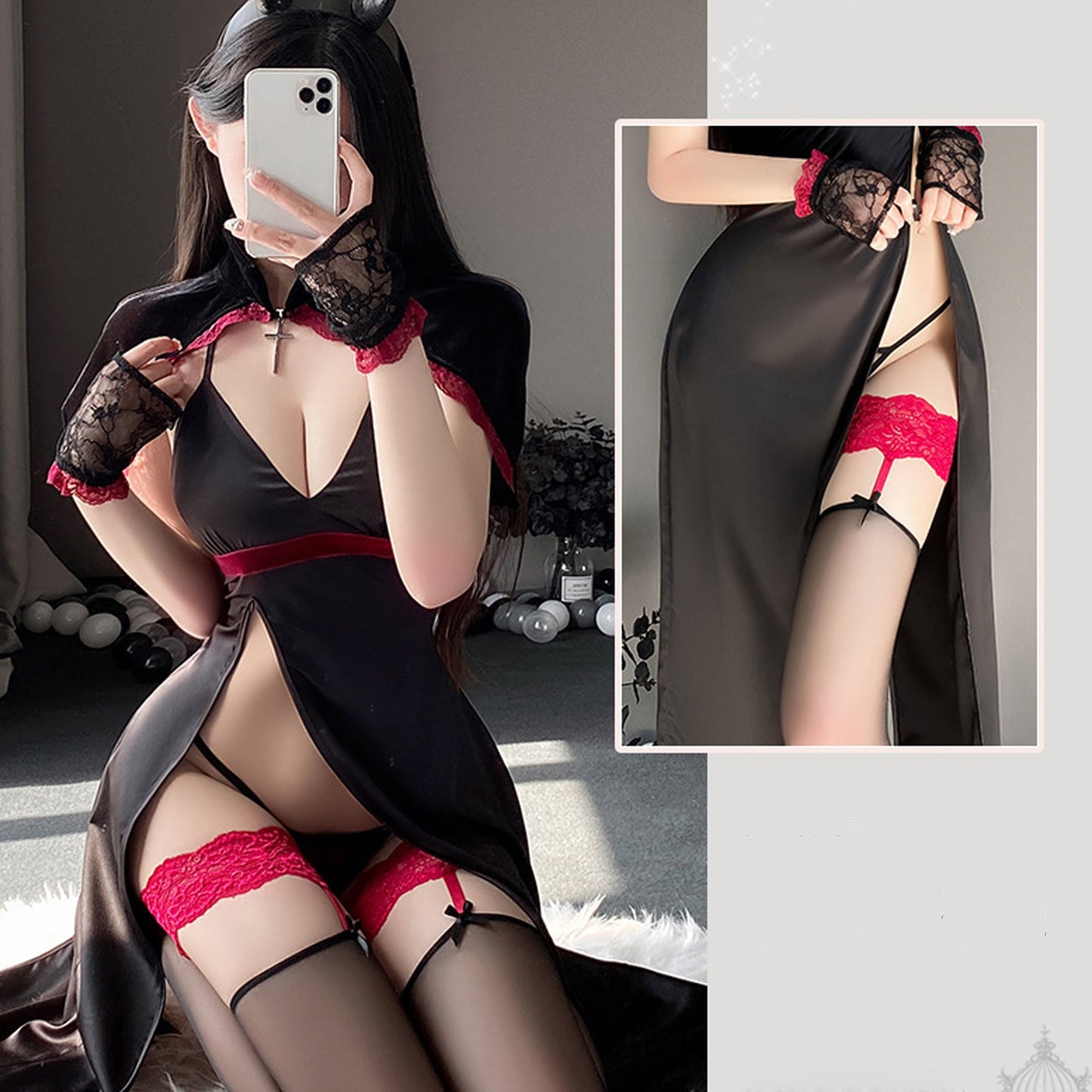 Irresistible Anime Devil Cosplay Outfit