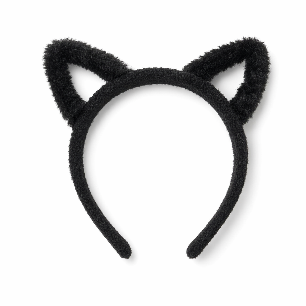 Cute Headband with Cat Ears Black 3