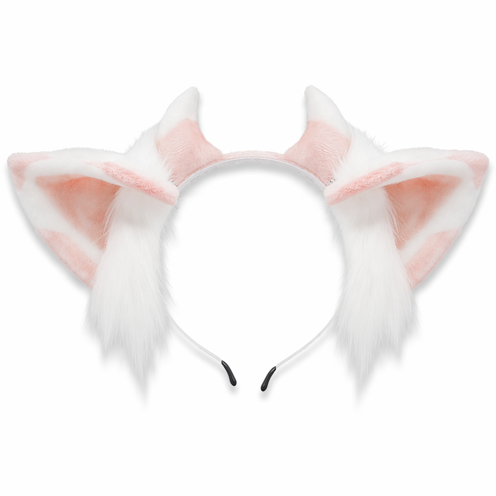 Cow Ear Cartoon Headband Cosplay Pink