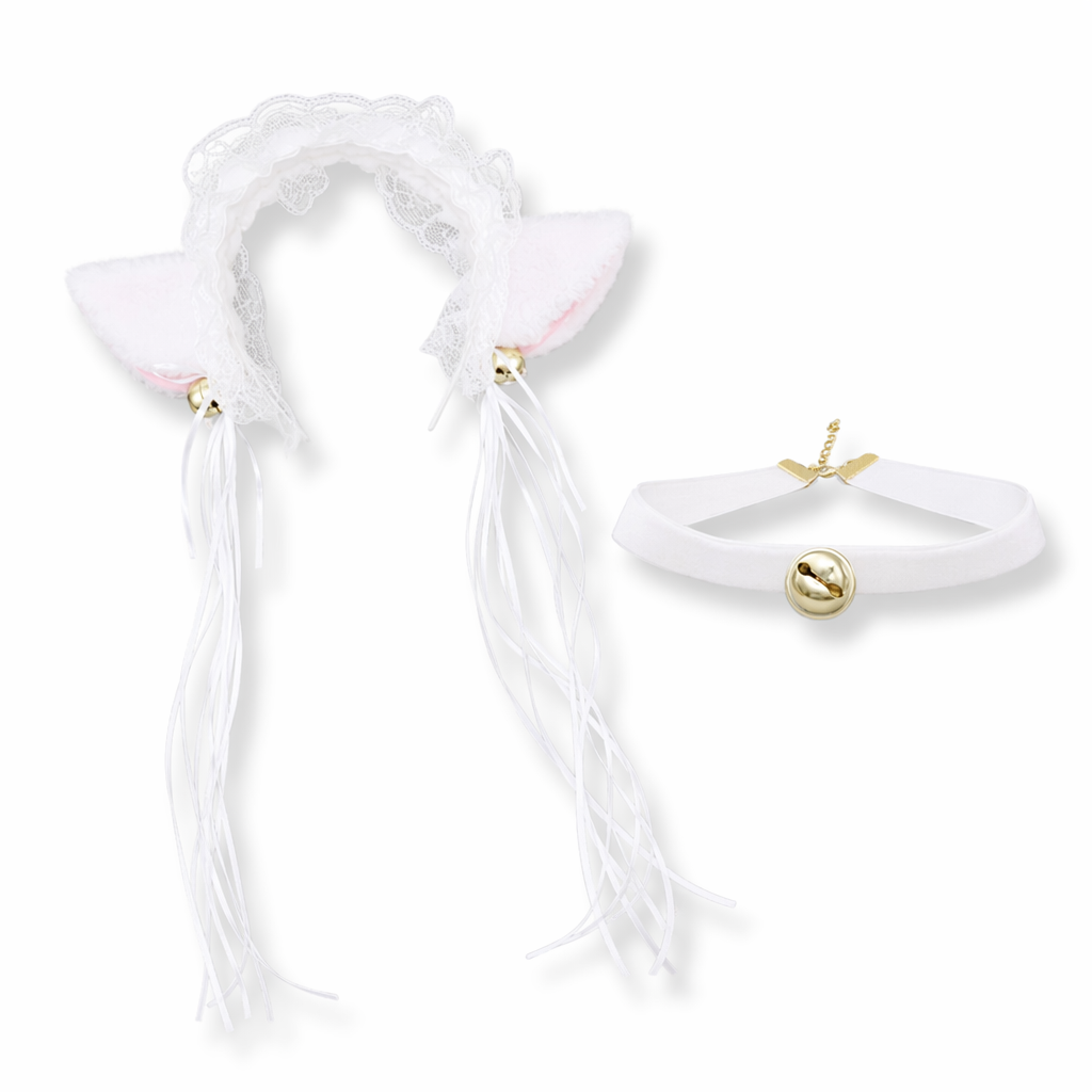 Amorino Neko Girl Cosplay Set White