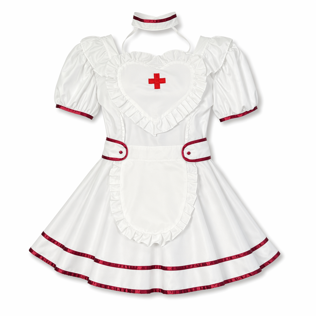 Amorino Irresistible Nurse Costume White White