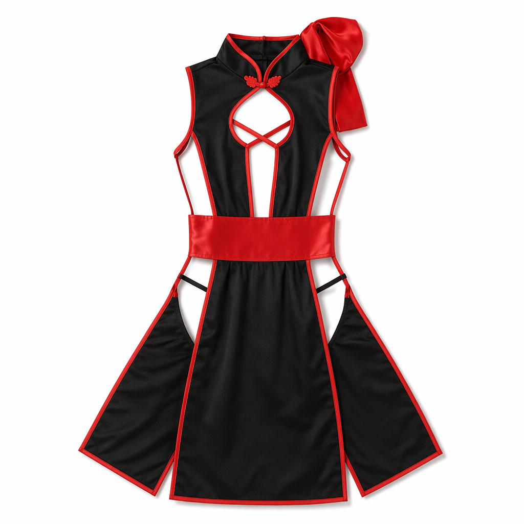 Chinese Cheongsam Irresistible Anime Cosplay S