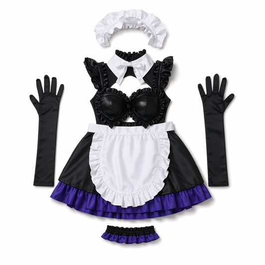 FGO Mash Kyrielight Cosplay Outfit Maid Costume