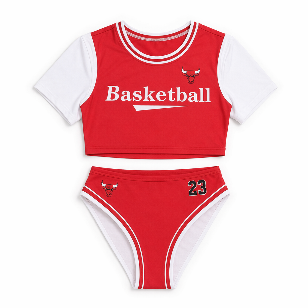 World Cup Cheerleader Cosplay Uniform Red