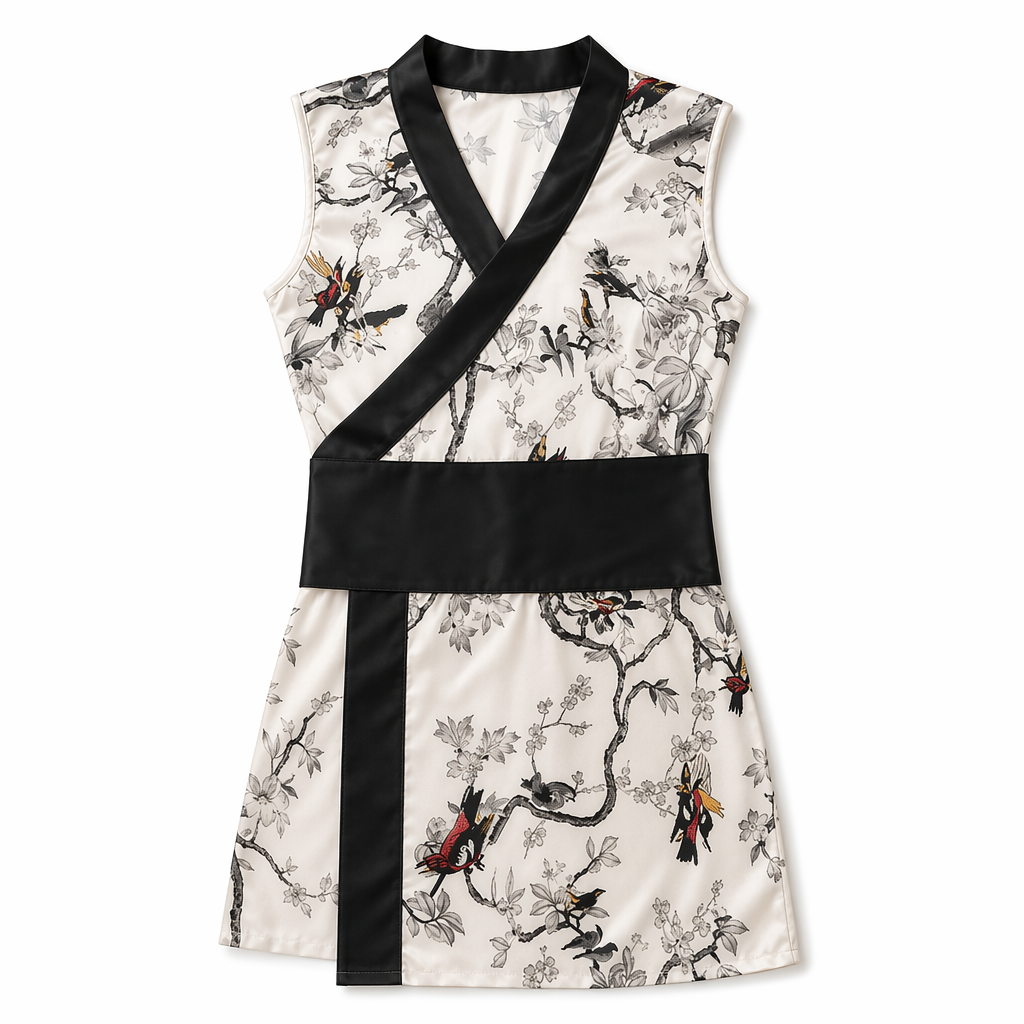 Anime Cosplay Cheongsam Bathrobe Split L