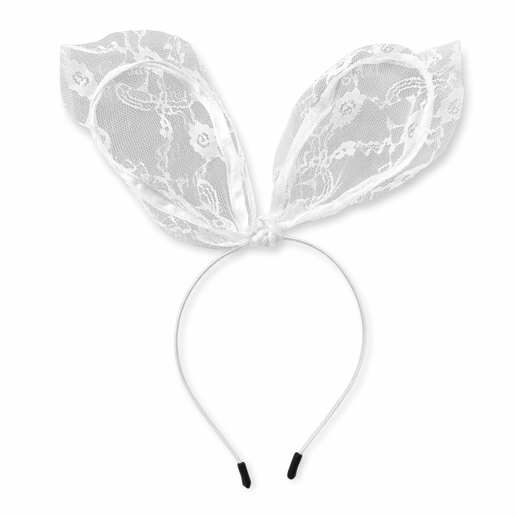 Cute Headband with Cat Ears White 6