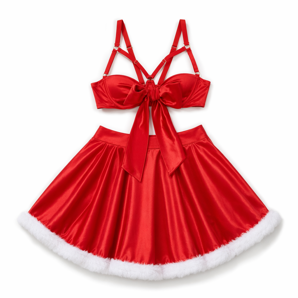 Christmas Maxmium Irresistible Santa Costume. Red