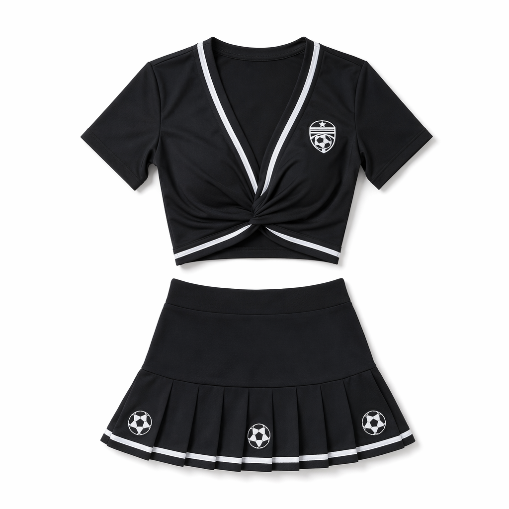 World Cup Cheerleader Set Black