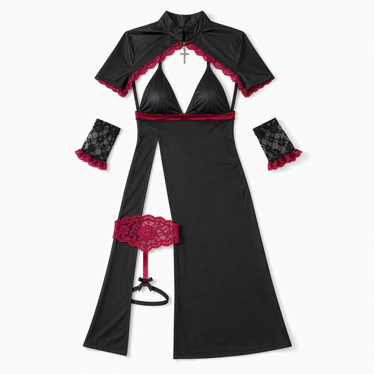 Irresistible Anime Devil Cosplay Outfit Black