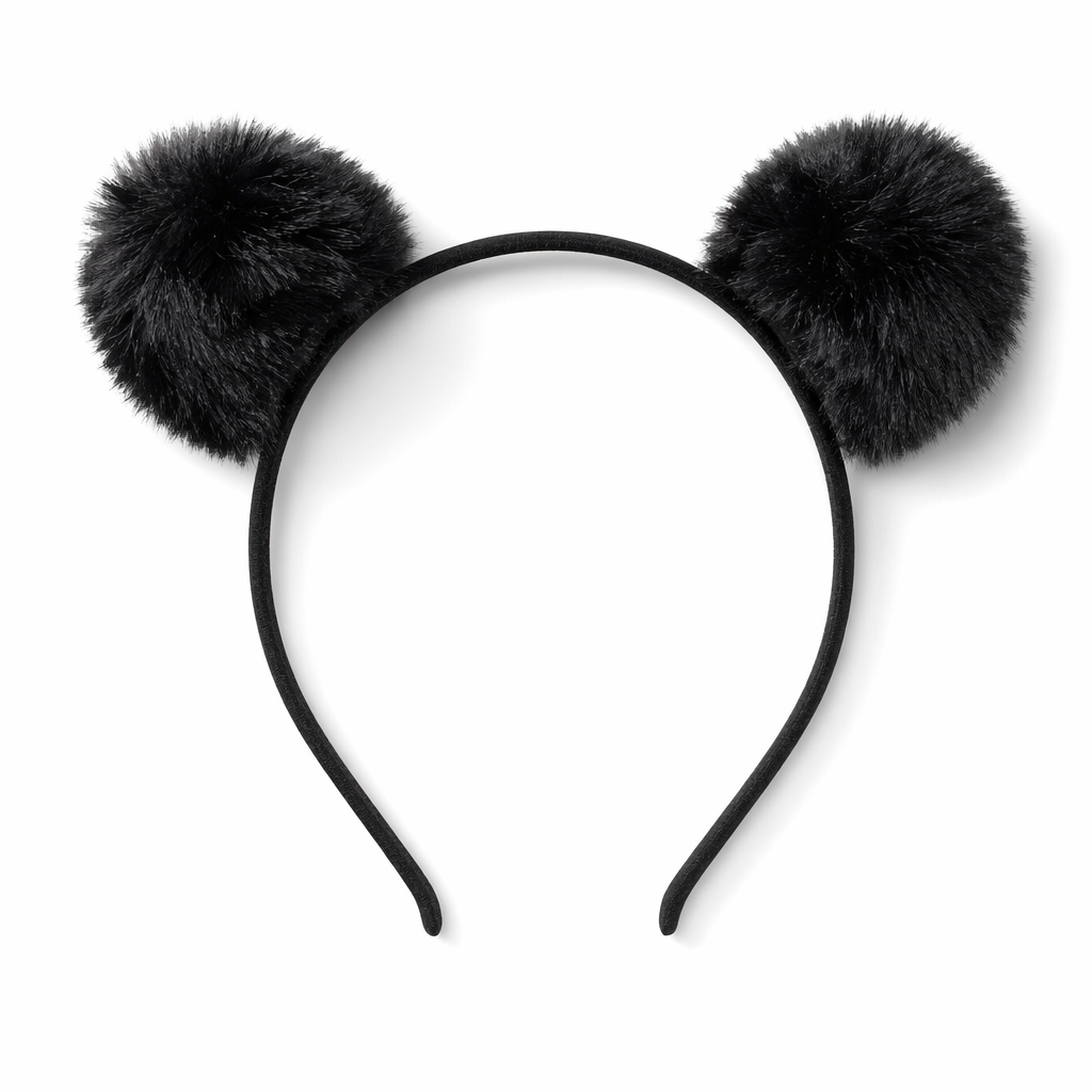Cute Headband with Cat Ears Black 6