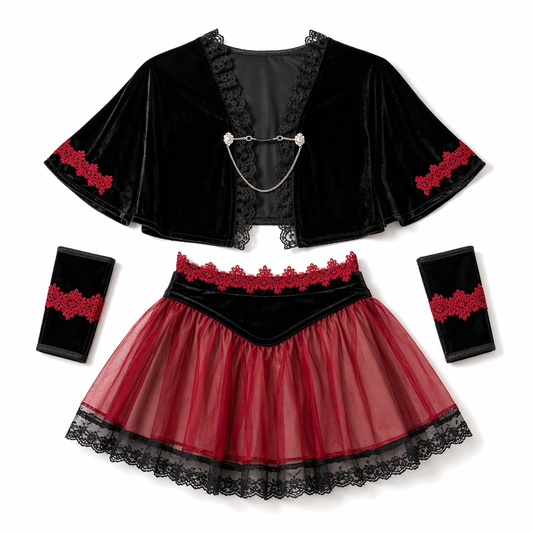 Amorino Irresistible Devil Anime Costume Black