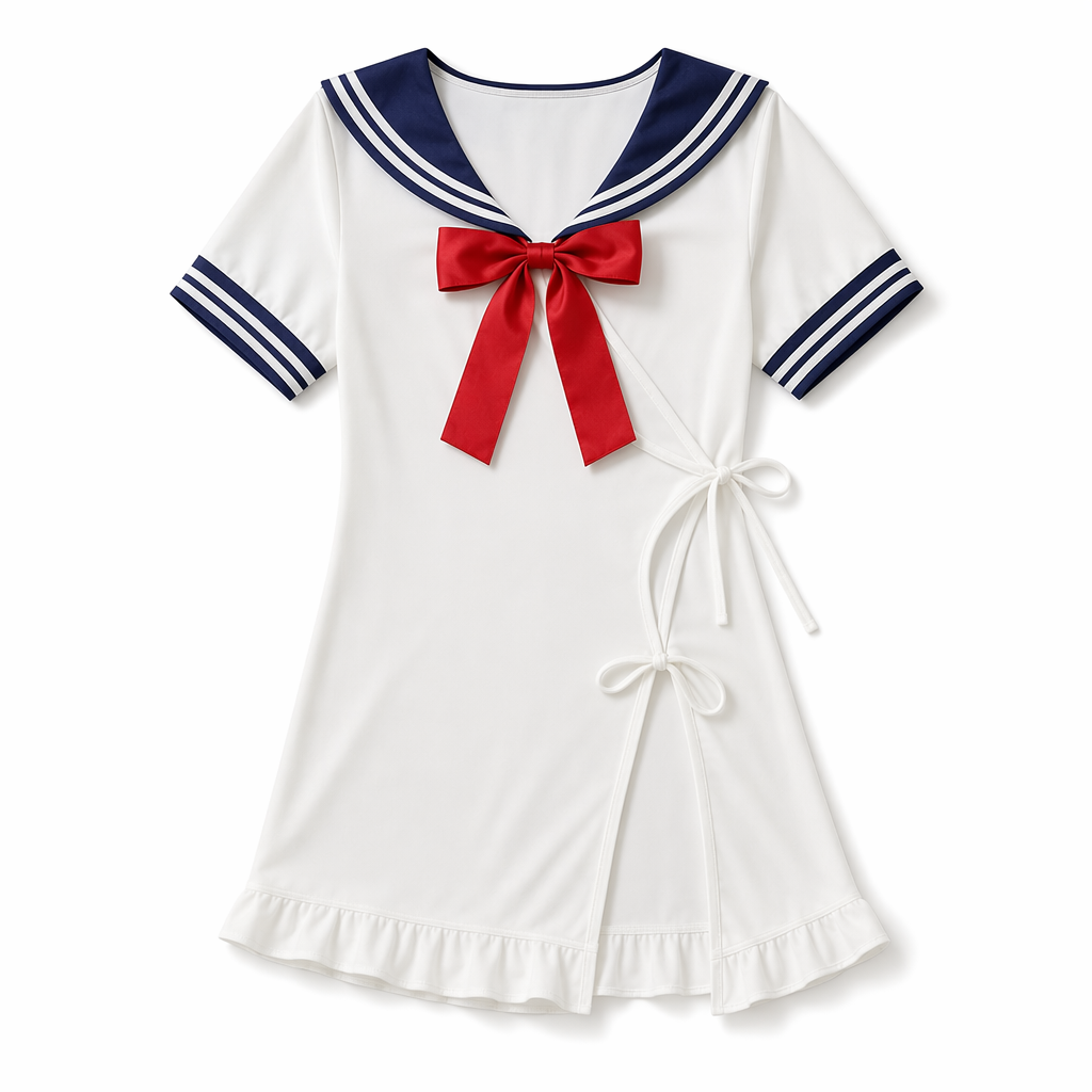 Anime Schoolgirl Outfit White