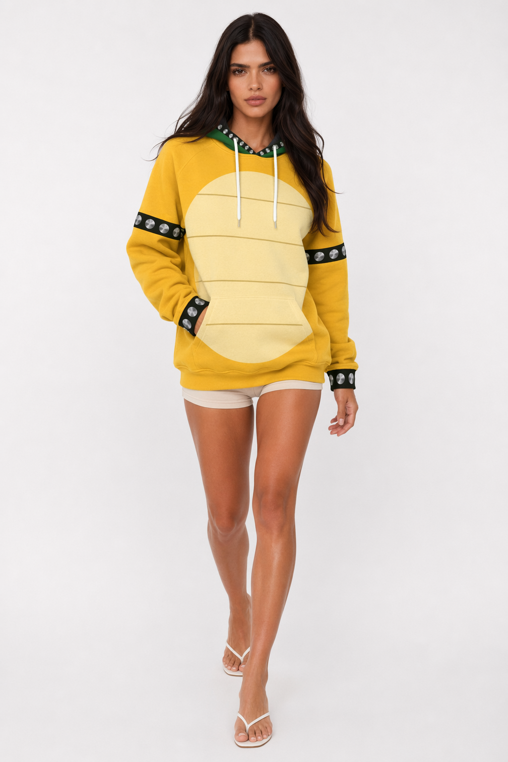 UniIrresistible Japanese Game Cosplay Hoodie Yellow