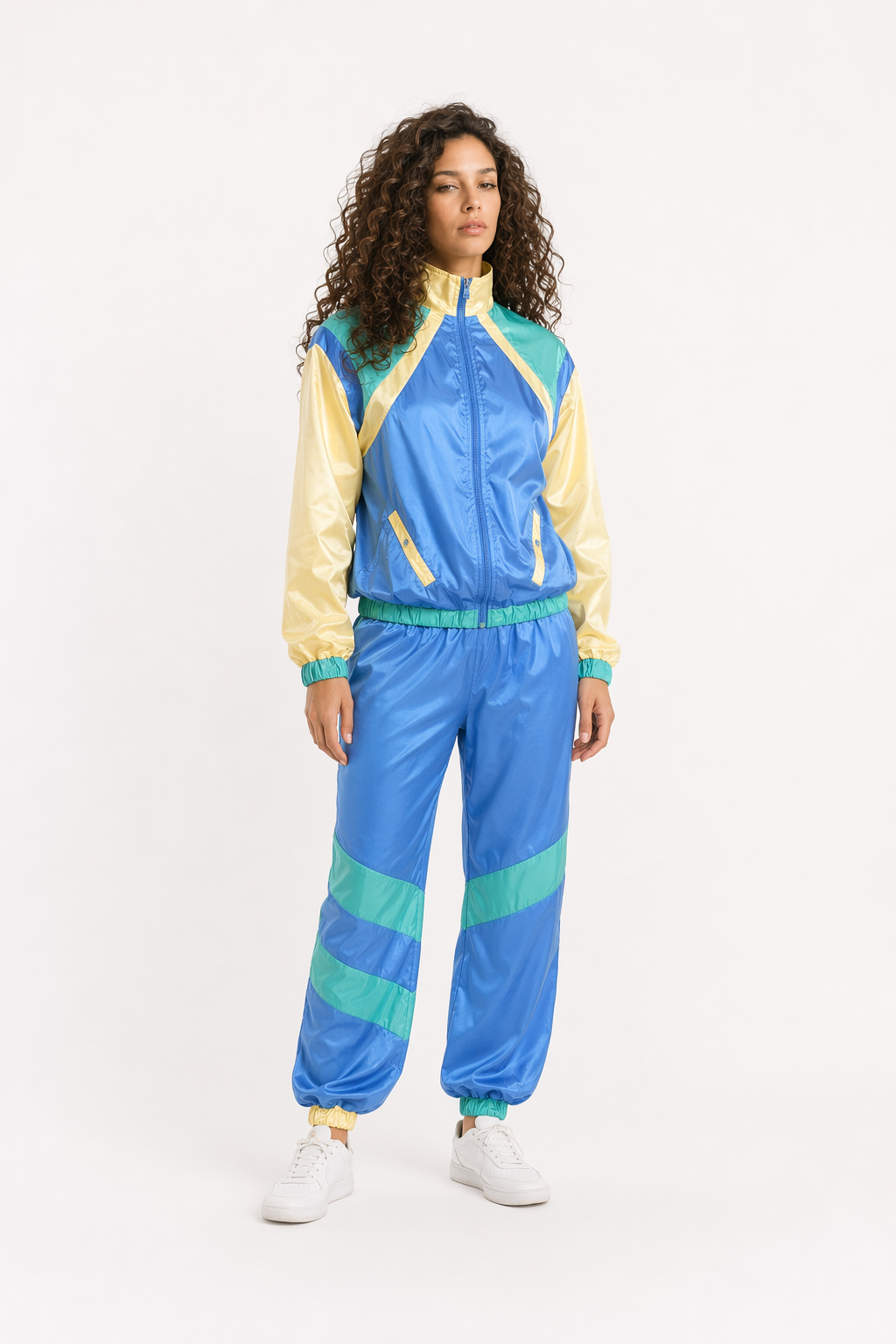 80s Hip Hop Disco Tracksuit Male