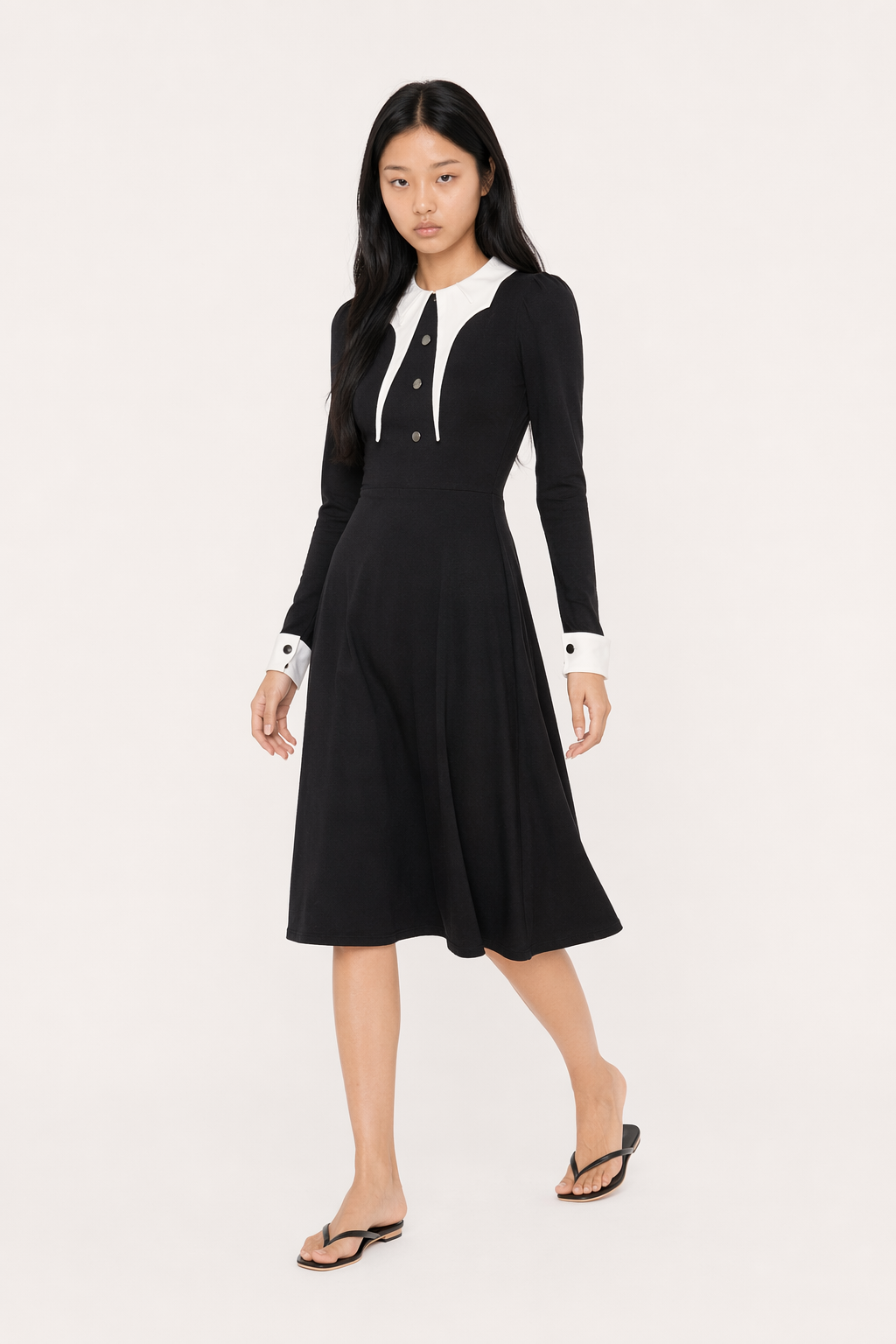 Adult Addams Family Halloween Costume Black