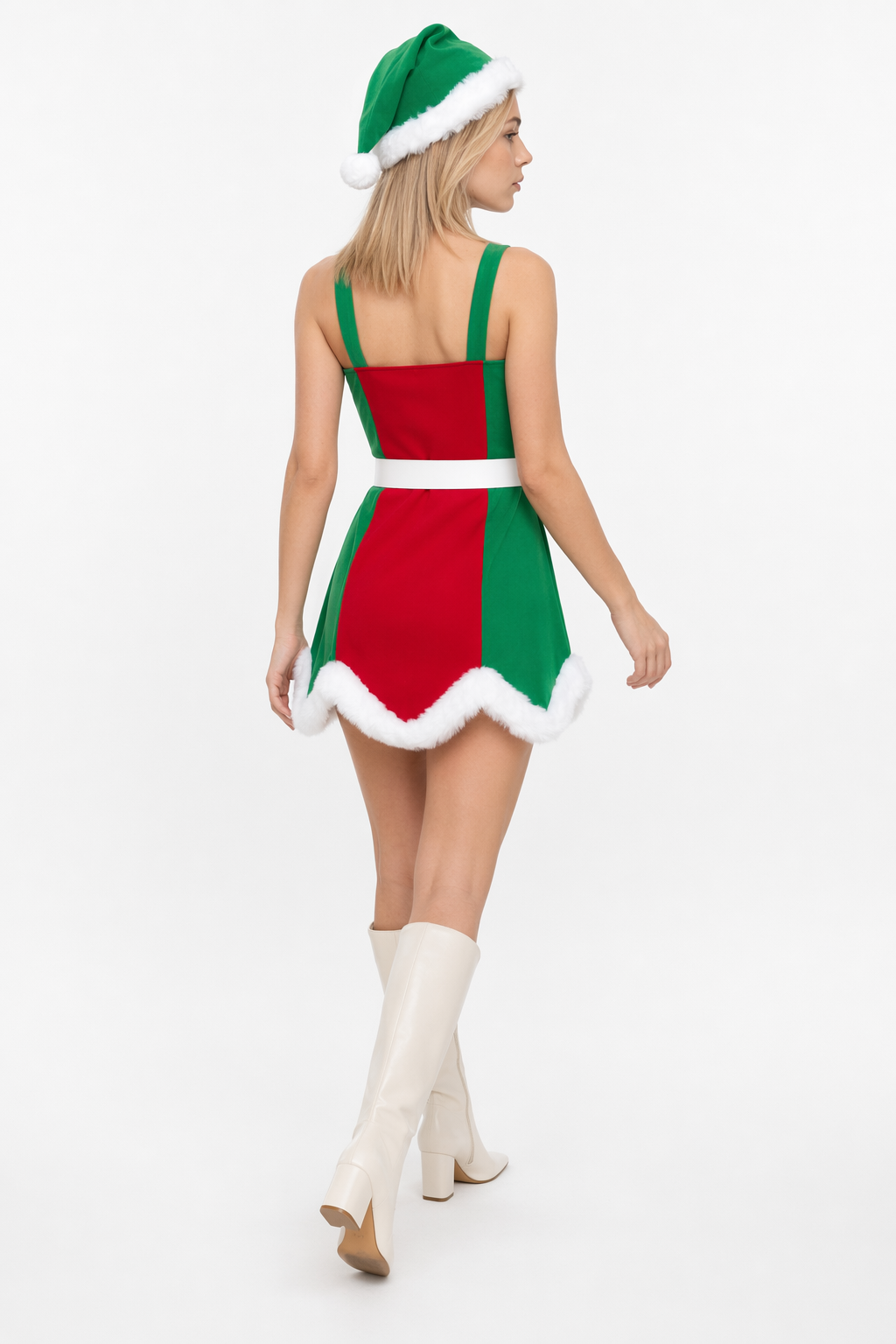 ly Festive Elf Costume Green