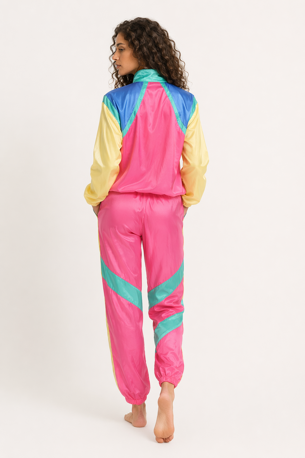 80s Hip Hop Disco Tracksuit Female