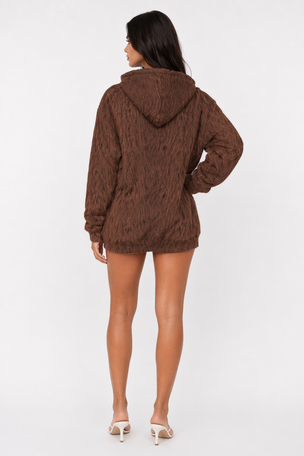 UniIrresistible Japanese Game Cosplay Hoodie Brown