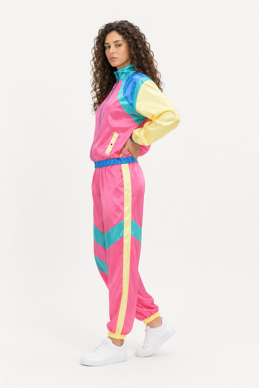 80s Hip Hop Disco Tracksuit Female