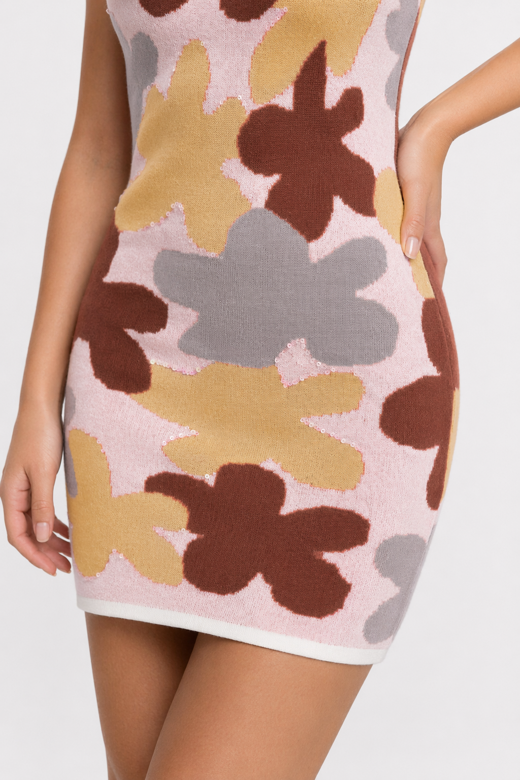 Spaghetti Strap Mini Dress Chestnut