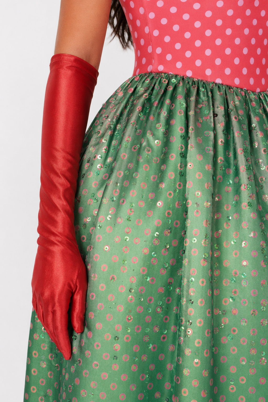 Martha May Whovier Plus Size Christmas Costume with Gloves Martha May Costume