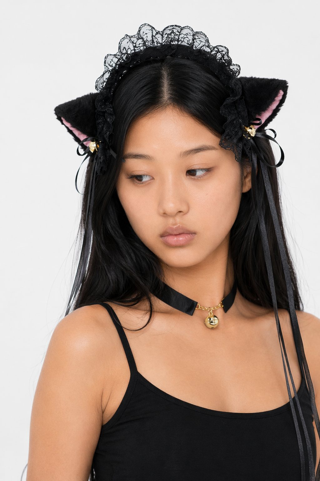 Amorino Neko Girl Cosplay Set Black