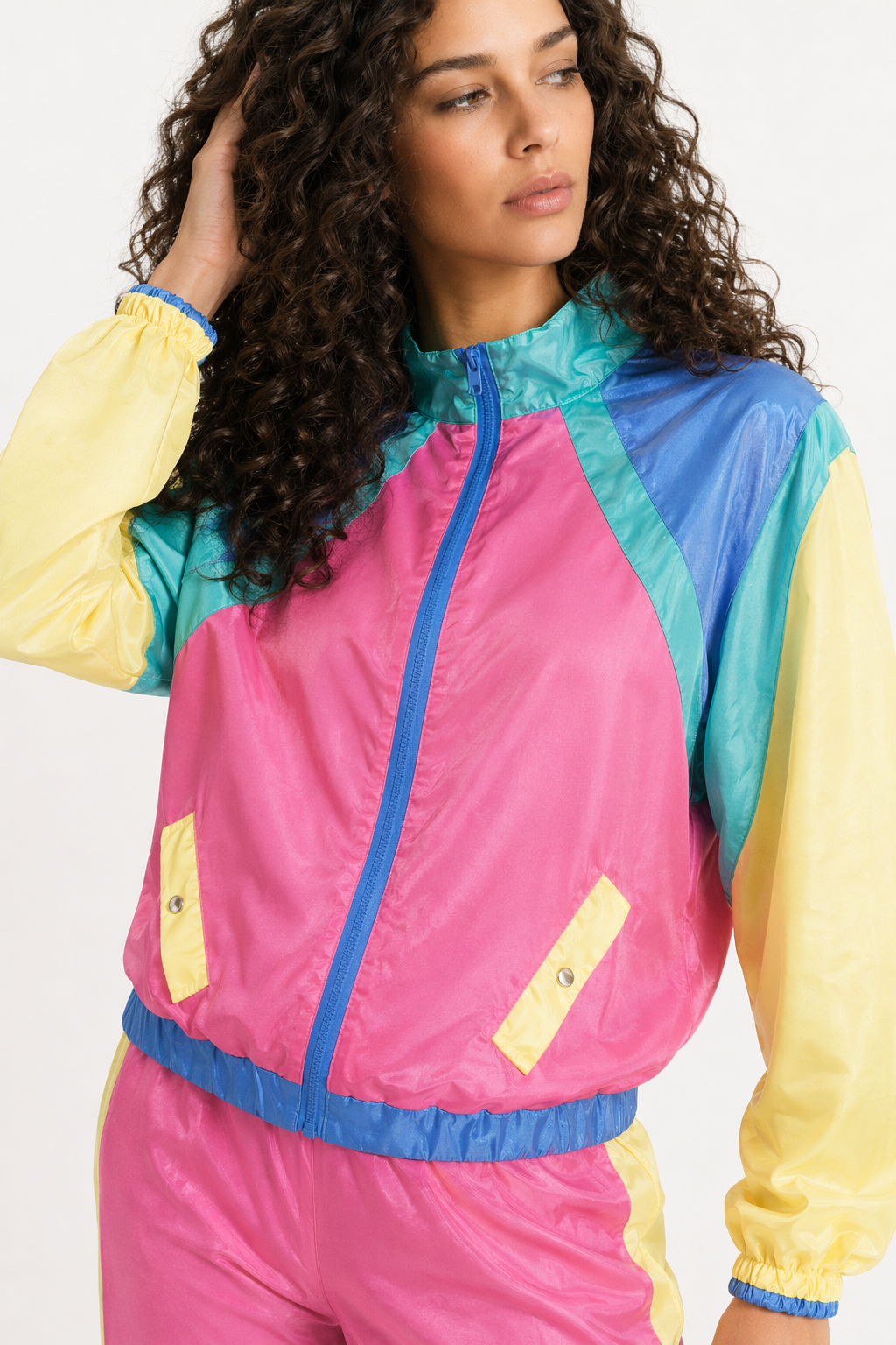 80s Hip Hop Disco Tracksuit Female