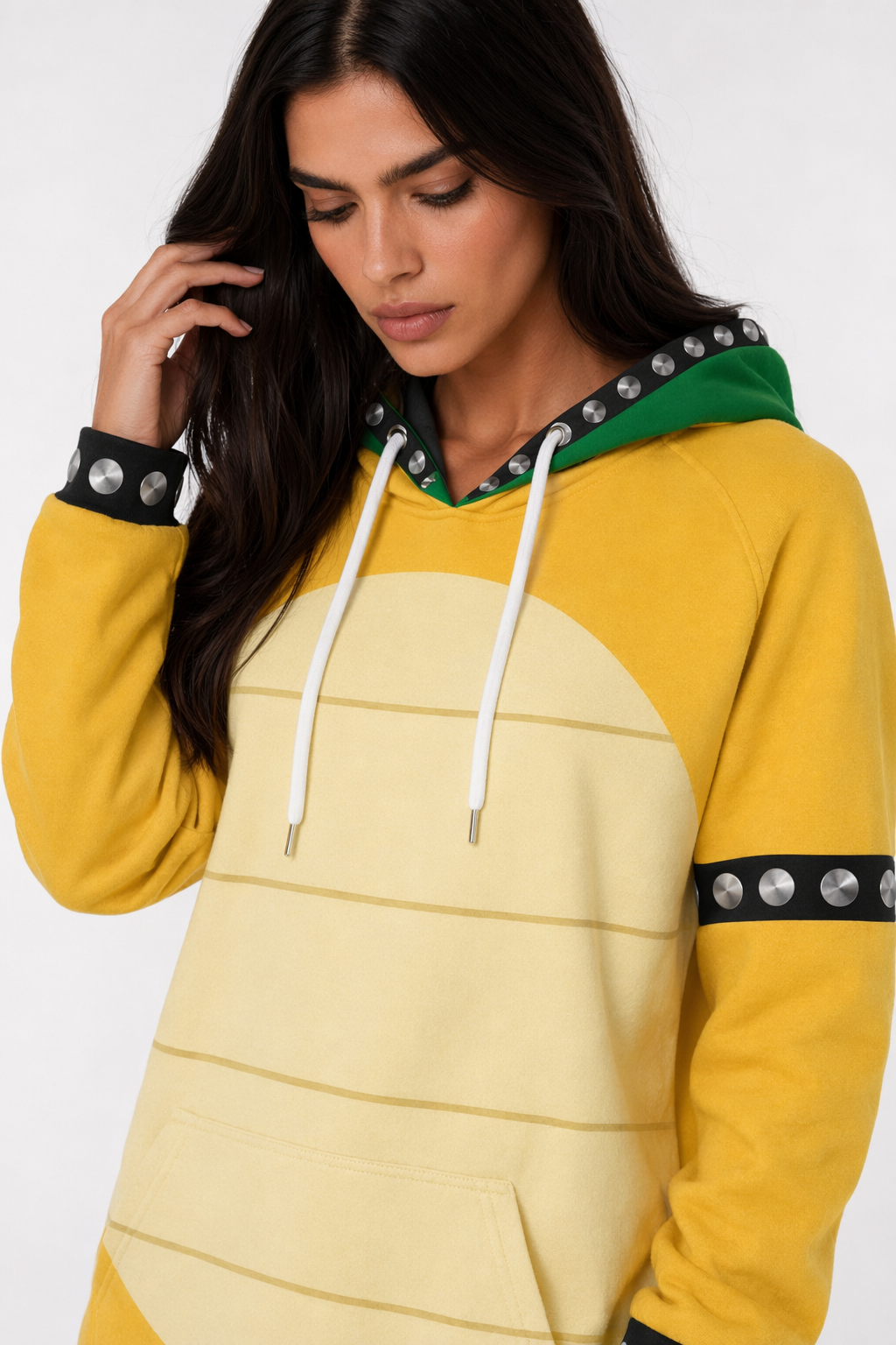 UniIrresistible Japanese Game Cosplay Hoodie Yellow