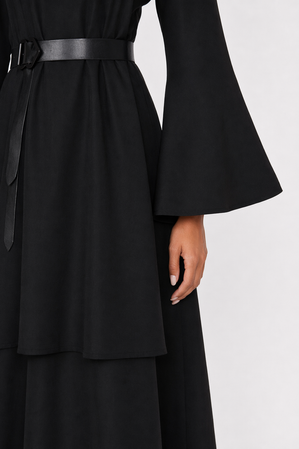 Plus Size Scary Nun Costume Black