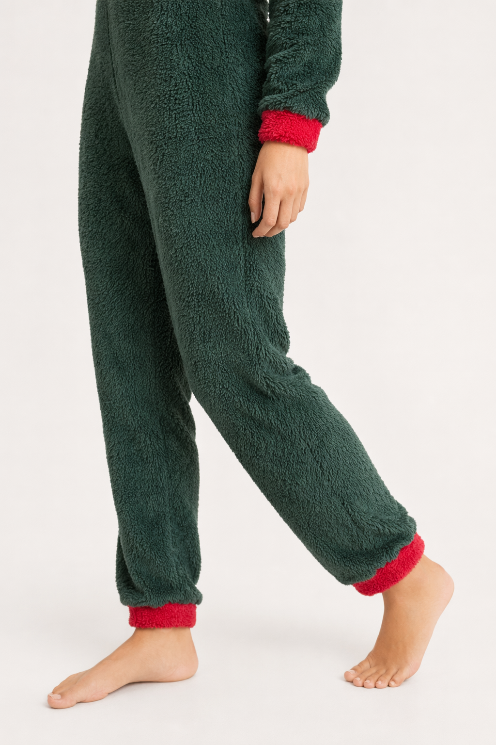 Christmas Elf Onesie: Cozy Cosplay Dark Green