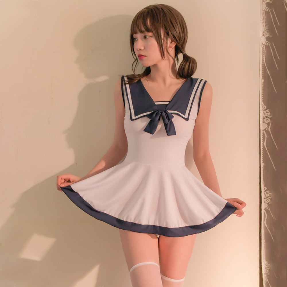 Irresistible Schoolgirl Sailor Cosplay Lingerie