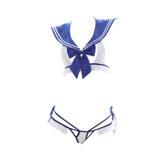 Asian Schoolgirl Irresistible Sailor Lingerie.