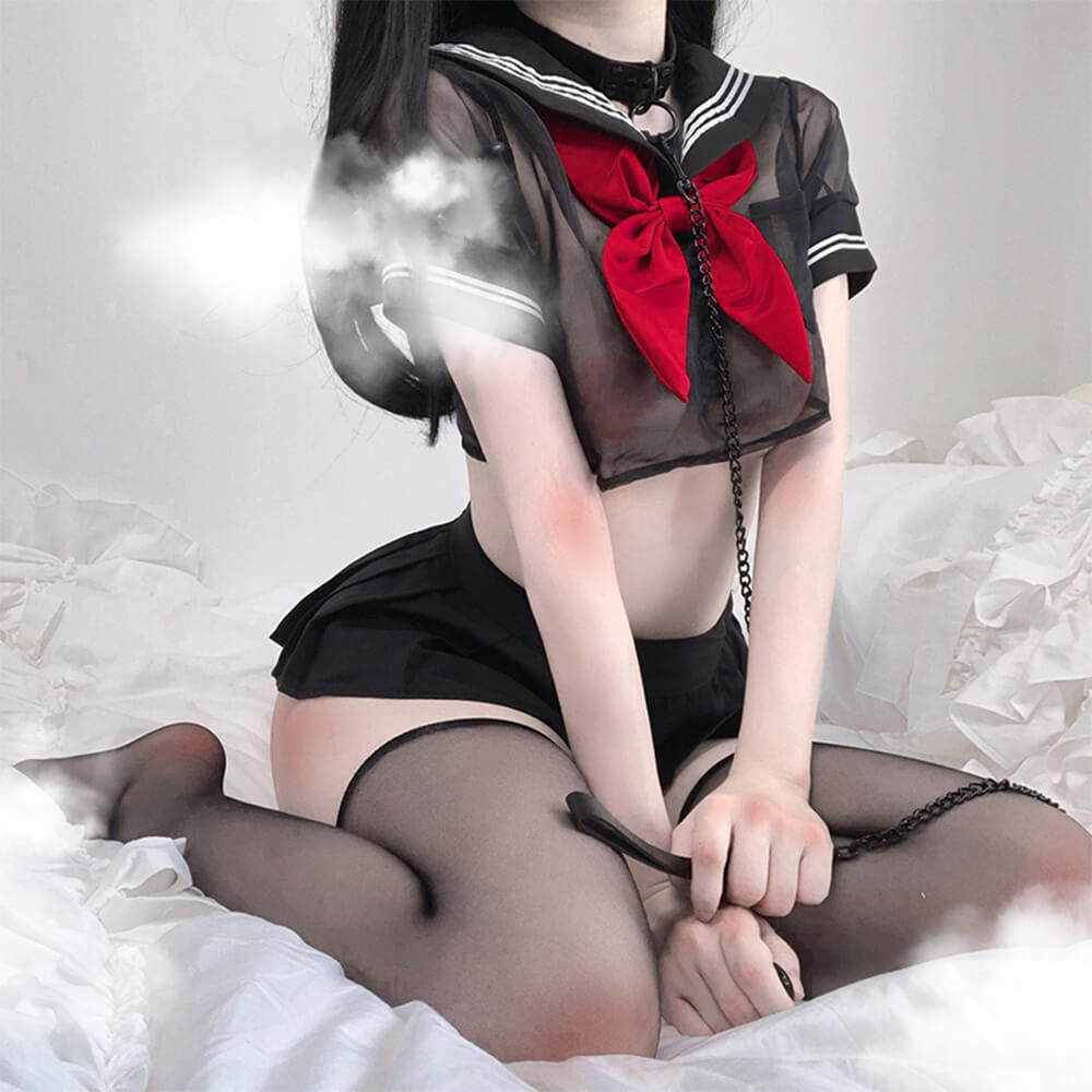 Sailor Anime Schoolgirl Lingerie: Irresistible & Cute