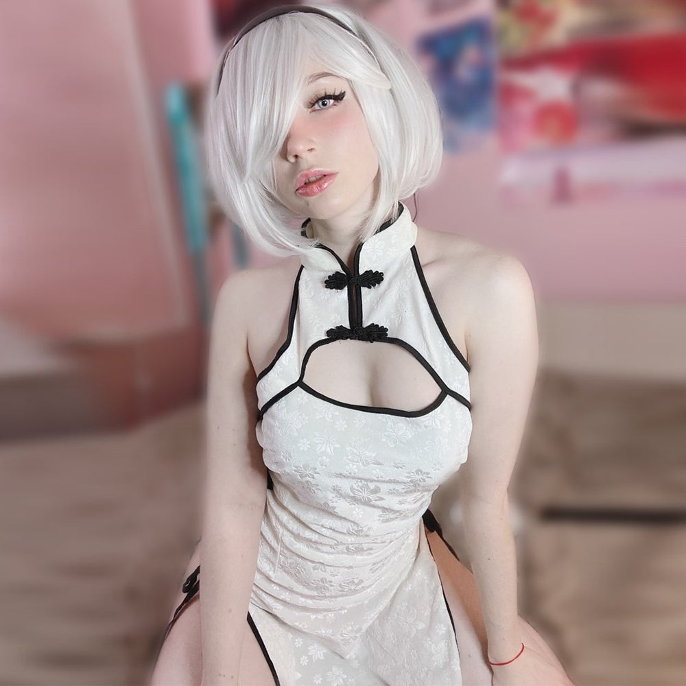 Hot Chinese Split Cheongsam Lingerie