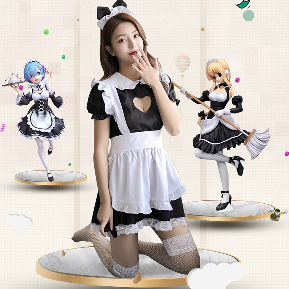 French Maid Cat Cosplay Lingerie