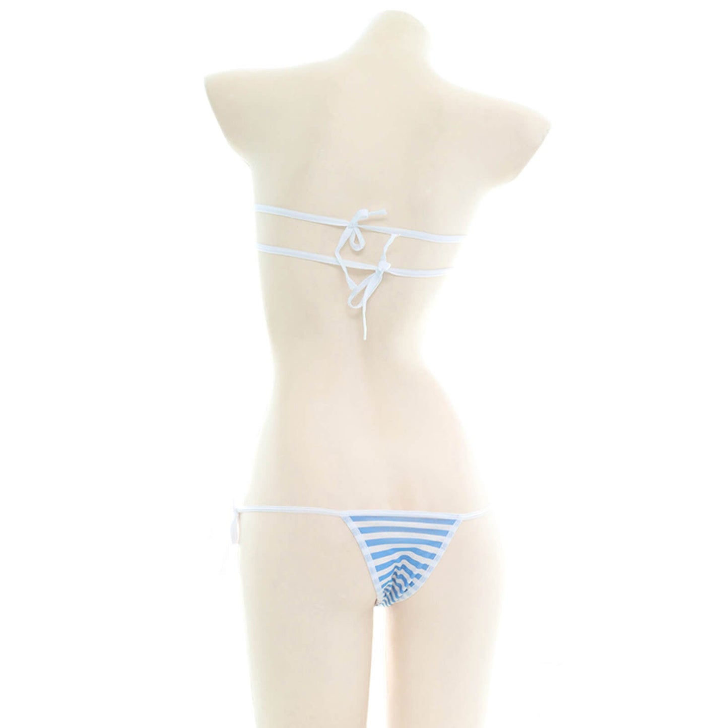 Anime Stripe Lingerie - 5-Piece Set