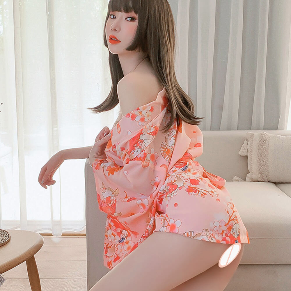 Japanese Cute Bandage Kimono Pajamas
