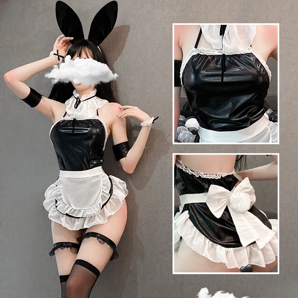Bunny Anime Leather Apron Cosplay