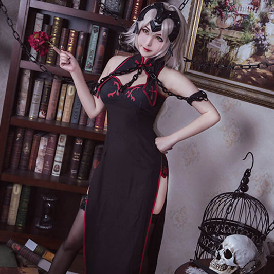 Cheongsam Cosplay Dress with High Side Split