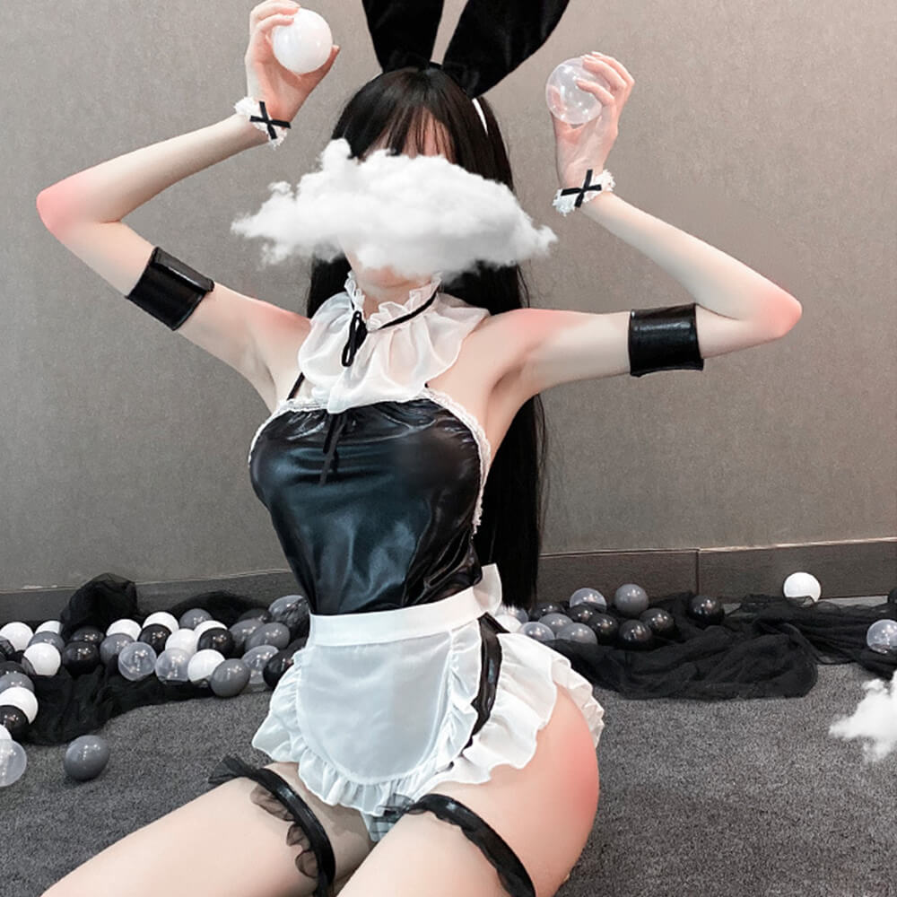 Bunny Anime Leather Apron Cosplay