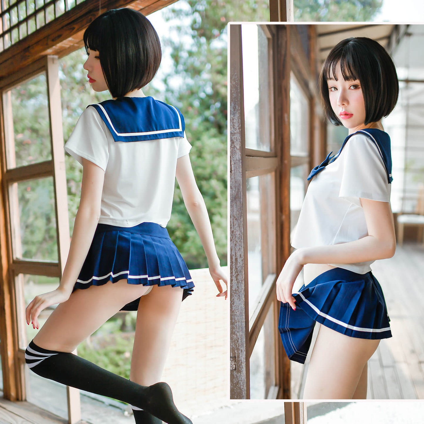 Sailor Cosplay Lingerie Set: Anime-Inspired