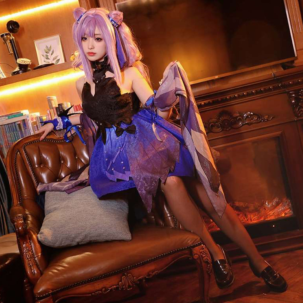 Keqing Anime Cosplay Outfit Splendor