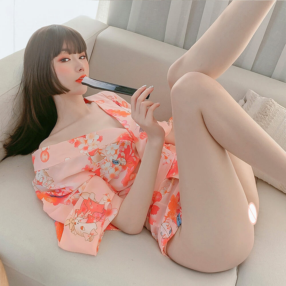 Japanese Cute Bandage Kimono Pajamas