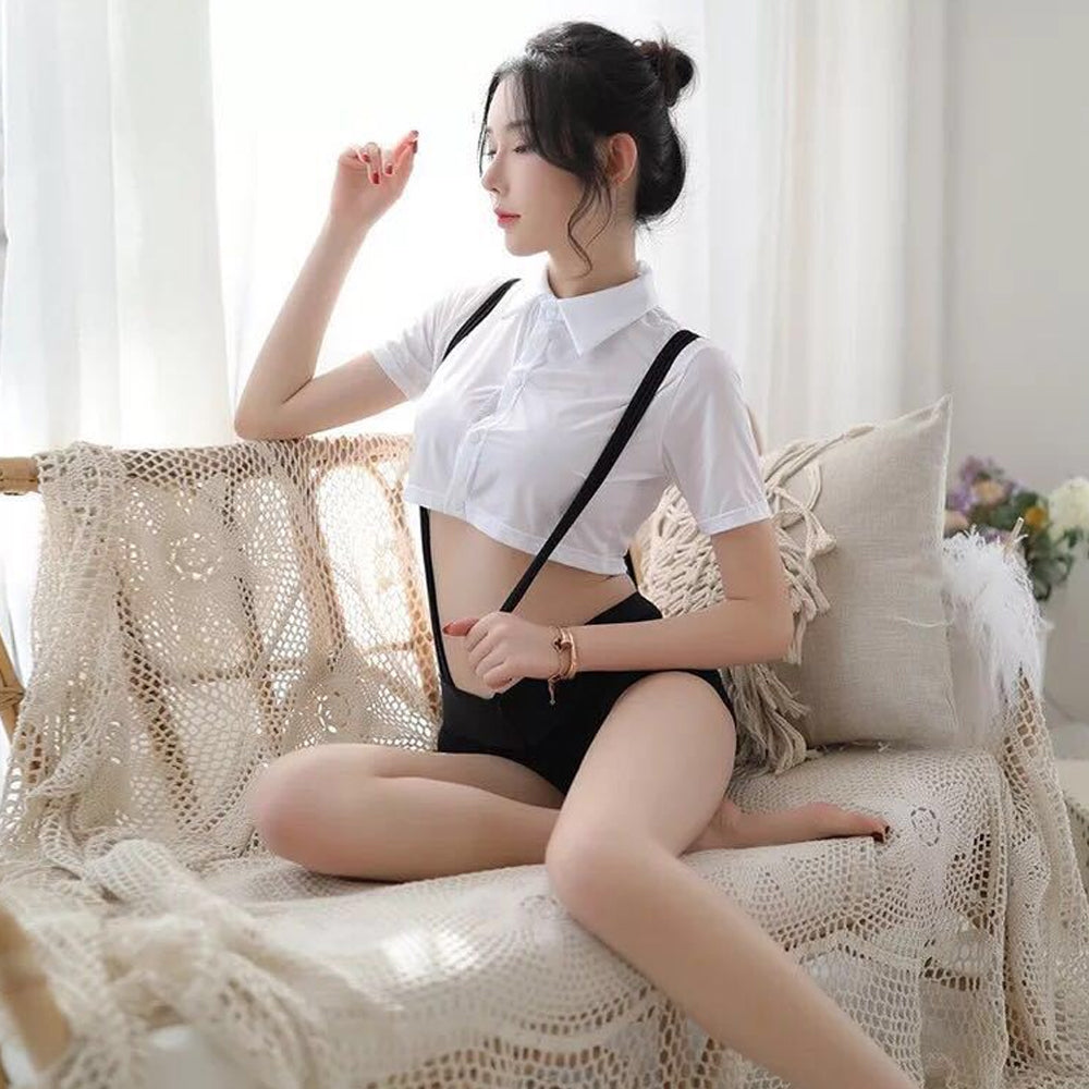 Irresistible Cosplay Lingerie: Daring Schoolgirl