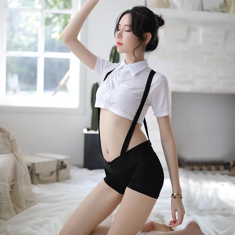 Irresistible Cosplay Lingerie: Daring Schoolgirl