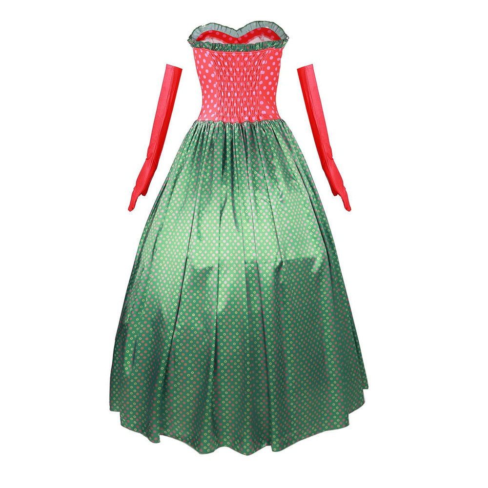 Martha May Whovier Plus Size Christmas Costume with Gloves