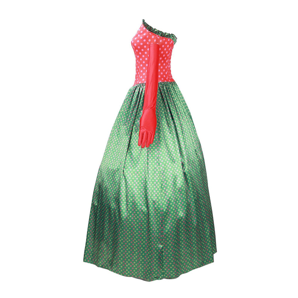 Martha May Whovier Plus Size Christmas Costume with Gloves